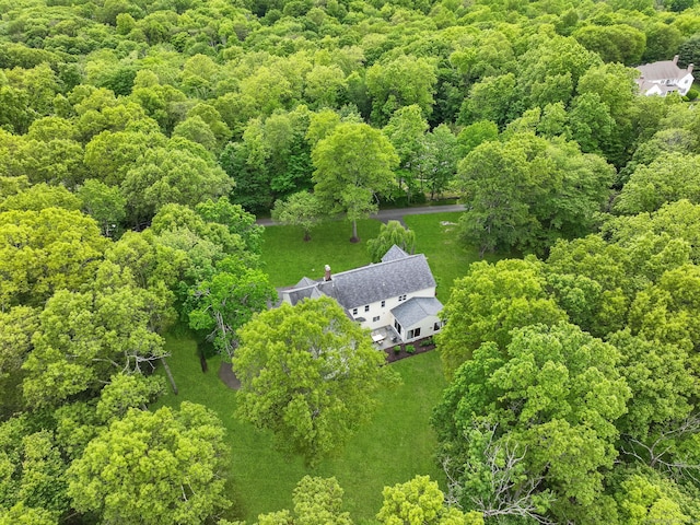 22 Fox Run, Wilton, CT 06897 - view of subject property featuring a heavily wooded area