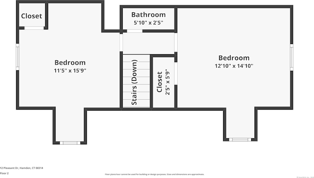12 Pleasant Dr, Hamden, CT 06514 - floor plan / room layout