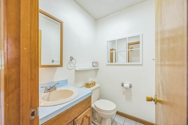 757 Lake Ave Apt 3, Bristol, CT 06010 - half bath featuring vanity and tile patterned flooring