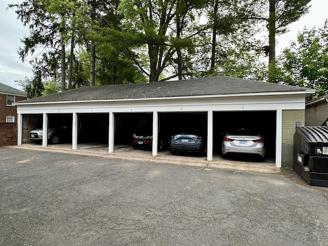 view of parking