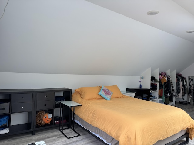 14 Russell St, Hamden, CT 06517 - bedroom featuring wood finished floors and lofted ceiling