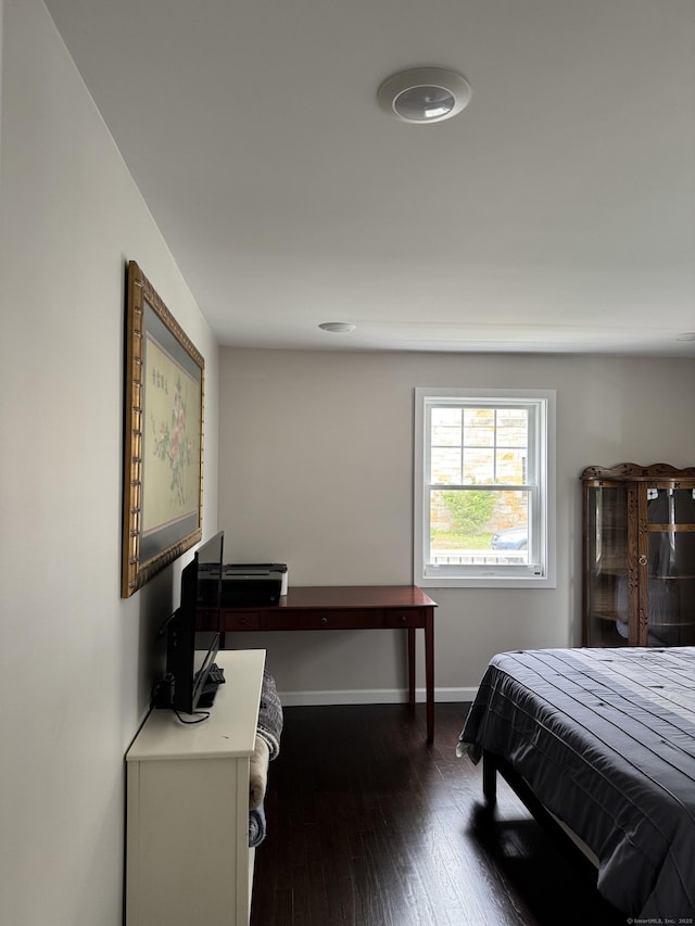 14 Russell St, Hamden, CT 06517 - bedroom featuring dark wood-style flooring and baseboards