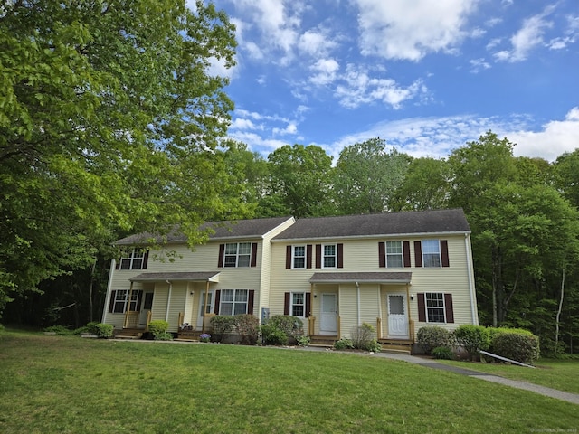 745 Merrow Rd Unit 139, Coventry, CT 06238 - view of front of house with a front yard