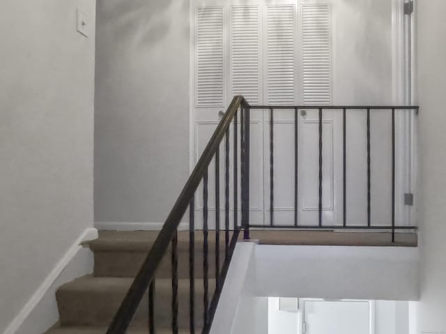 view of staircase