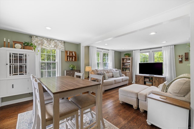 123 Kennerson Reservoir Rd, Ashford, CT 06278 - living area with wood finished floors and recessed lighting
