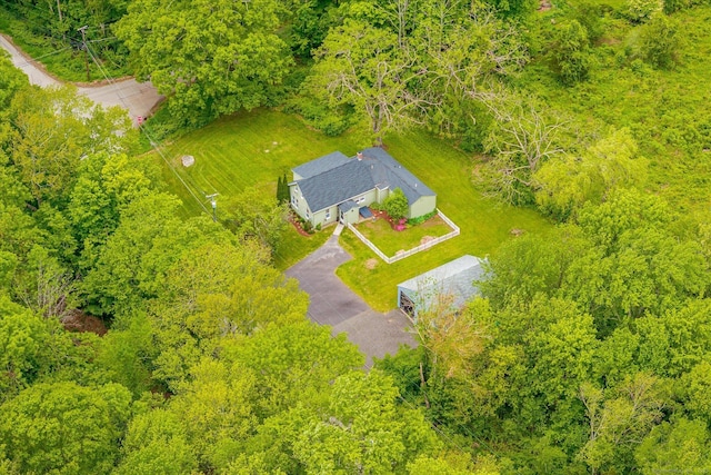 123 Kennerson Reservoir Rd, Ashford, CT 06278 - view from above of property