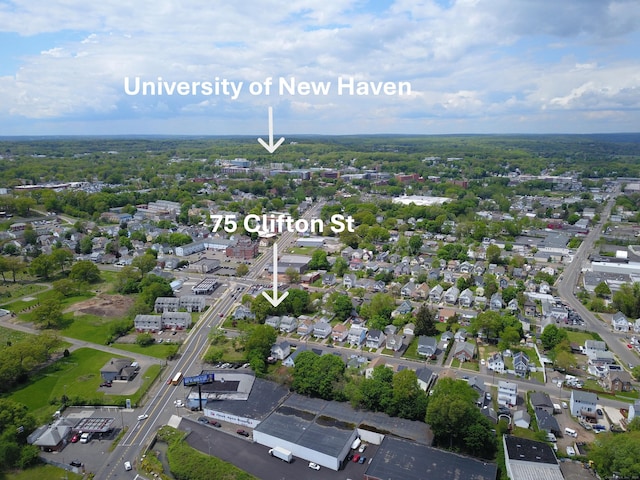 75 Clifton St, West Haven, CT 06516 - aerial view of property and surrounding area