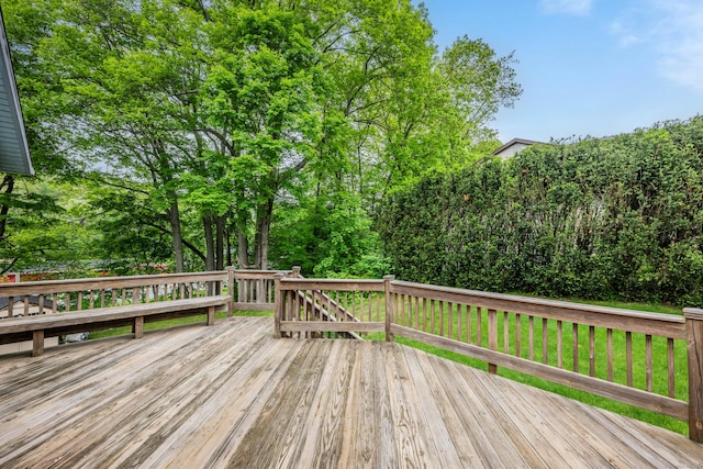 154 Williamson Dr, Waterbury, CT 06710 - view of wooden terrace