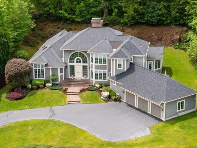 aerial view of property and surrounding area