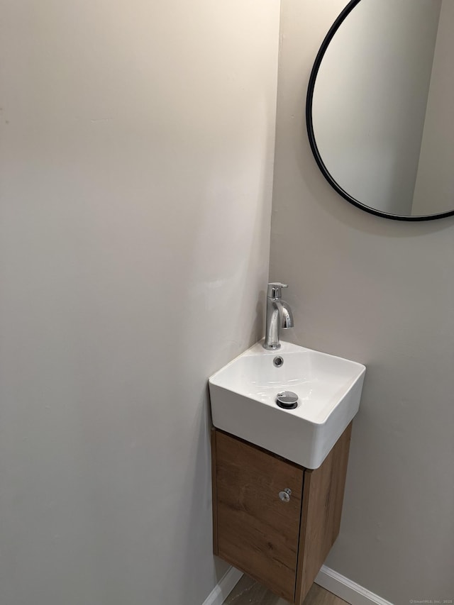 240 Centerbrook Rd Unit 240, Hamden, CT 06518 - bathroom featuring vanity and baseboards
