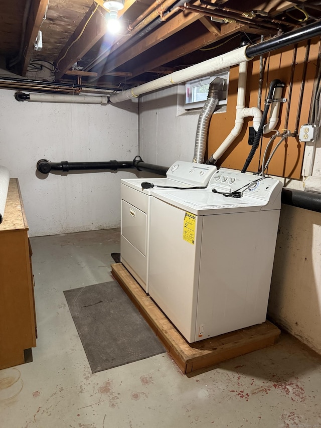 240 Centerbrook Rd Unit 240, Hamden, CT 06518 - below grade area featuring separate washer and dryer
