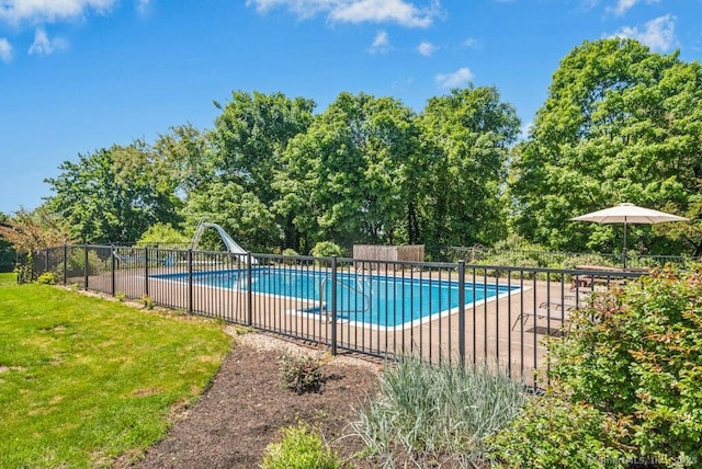 26 Thorson Rd, Oxford, CT 06478 - view of swimming pool featuring a water slide