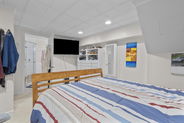 48 Twin Oaks Unit 48, New Milford, CT 06776 - bedroom with recessed lighting, baseboards, and carpet flooring