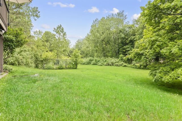 48 Twin Oaks Unit 48, New Milford, CT 06776 - view of yard with a forest view