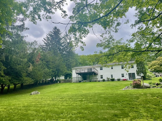 23 Dana Rd, Danbury, CT 06811 - back of property with a lawn