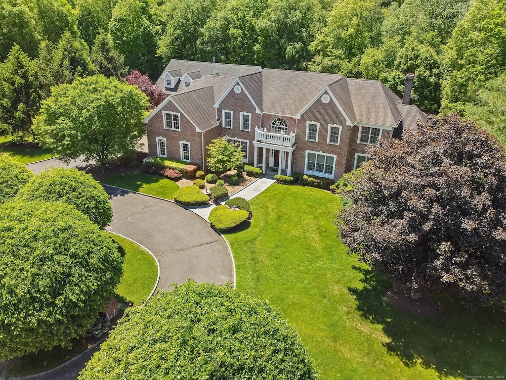 6 Pond View Dr, Newtown, CT 06470 - view from above of property