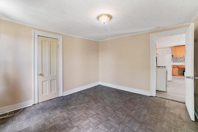 4 Granite St, Waterbury, CT 06706 - spare room featuring baseboards and ornamental molding