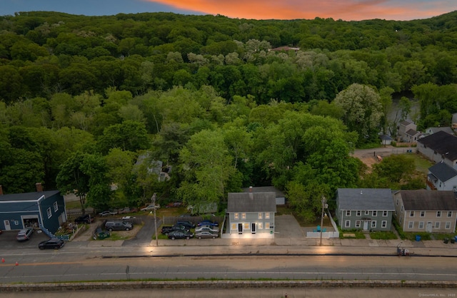 253 N Main St, Norwich, CT 06360 - aerial view at dusk of a view of trees