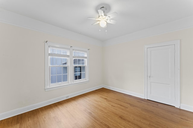 18 Glover Ave, Newtown, CT 06470 - unfurnished room featuring a ceiling fan and light wood-style flooring