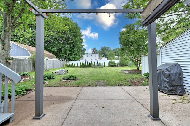 view of patio / terrace with grilling area
