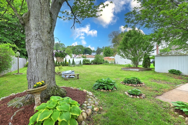 view of yard