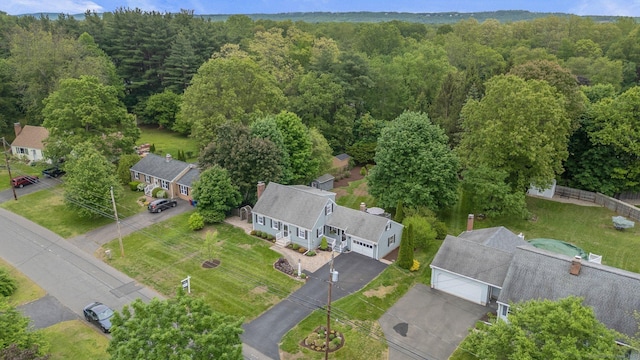 10 Knollwood Rd, Farmington, CT 06032 - drone / aerial view of a heavily wooded area