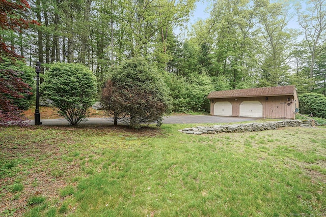 9 Pheasant Ln, Brooklyn, CT 06234 - view of green lawn with an outbuilding
