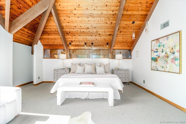 93 Graenest Ridge Rd, Wilton, CT 06897 - bedroom featuring wooden ceiling, baseboards, and carpet flooring