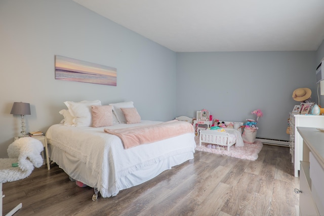 95 Park Ave Apt 14, Danbury, CT 06810 - bedroom featuring wood finished floors and baseboard heating