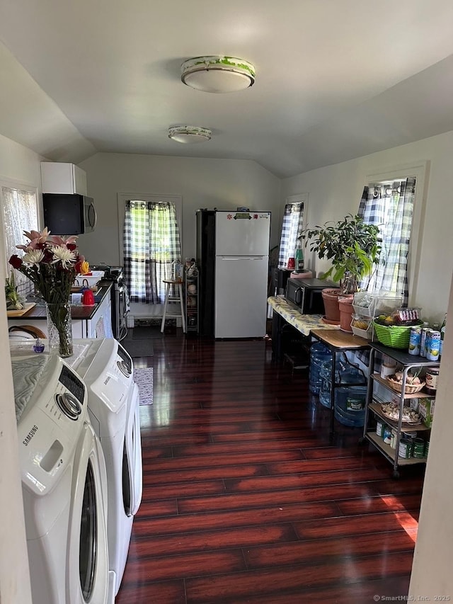 59 Rowan St, Danbury, CT 06810 - laundry room featuring wood finished floors, healthy amount of natural light, and washing machine and clothes dryer