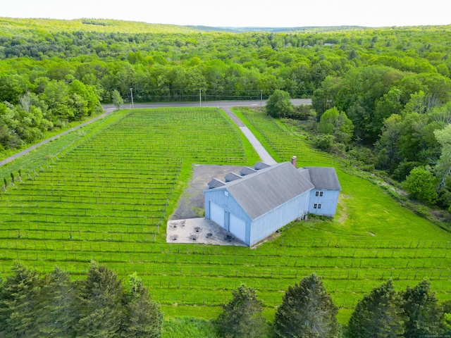 1480 Litchfield Tpke, New Hartford, CT 06057 - overview of rural landscape with large plots for crops