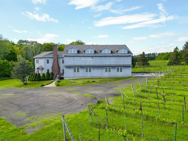 1480 Litchfield Tpke, New Hartford, CT 06057 - view of front facade with a chimney