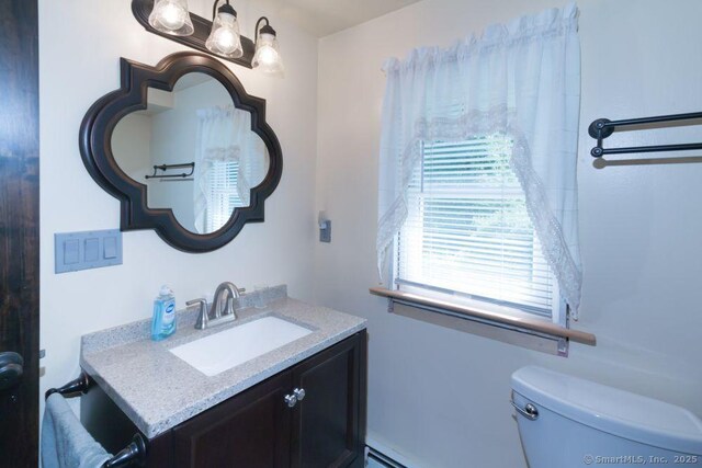 45 S Eagle St, Plymouth, CT 06786 - bathroom featuring vanity and toilet