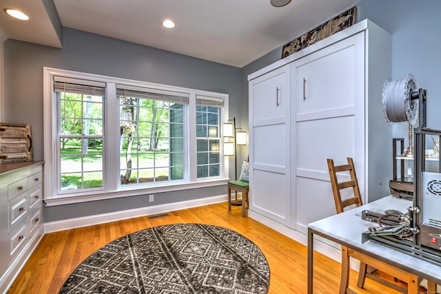 10 Grove Hill Rd, Woodbridge, CT 06525 - office space featuring light wood finished floors, baseboards, and recessed lighting