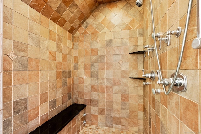 64 Warren Gln, Burlington, CT 06013 - bathroom featuring a tile shower