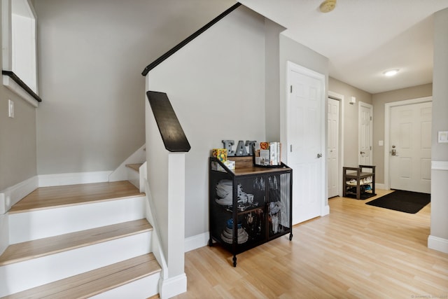 745 Merrow Rd Apt 113, Coventry, CT 06238 - stairway featuring wood finished floors and baseboards