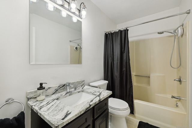 745 Merrow Rd Apt 113, Coventry, CT 06238 - full bathroom featuring toilet, shower / bath combination with curtain, and vanity