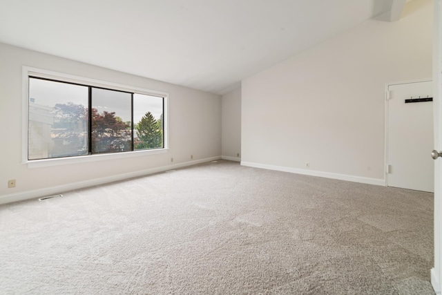19 Keeler Close Close Unit 19, Ridgefield, CT 06877 - carpeted spare room featuring lofted ceiling and baseboards