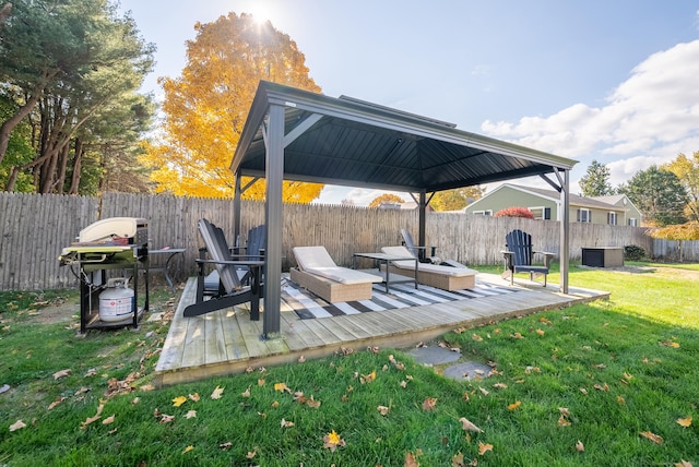17 Saint Thomas St, Enfield, CT 06082 - view of patio with a gazebo and a deck