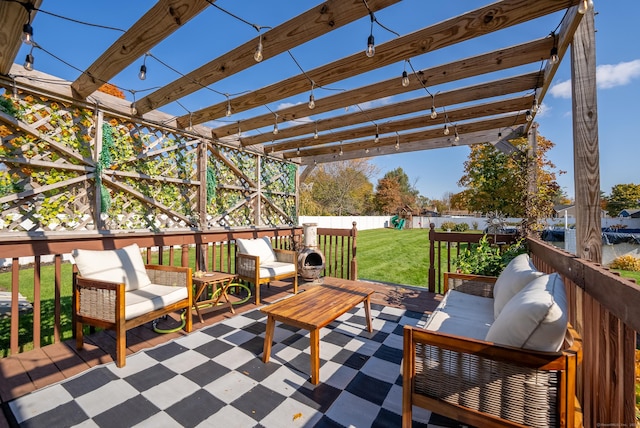17 Saint Thomas St, Enfield, CT 06082 - deck featuring outdoor lounge area