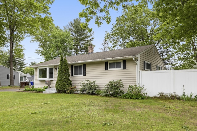 53 Roosevelt Blvd, Enfield, CT 06082 - view of front of property with a chimney
