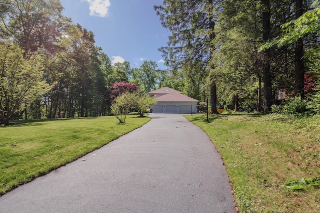 3 Inwood Ln, Woodbury, CT 06798 - view of front of home with a front yard and a garage
