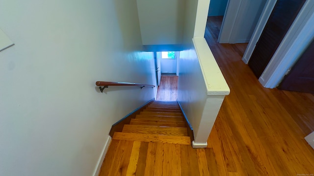 125 Lebanon St, Hartford, CT 06112 - stairs with wood finished floors and baseboards