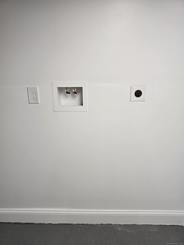 11 Caya Ave, West Hartford, CT 06110 - washroom featuring washer hookup and hookup for an electric dryer