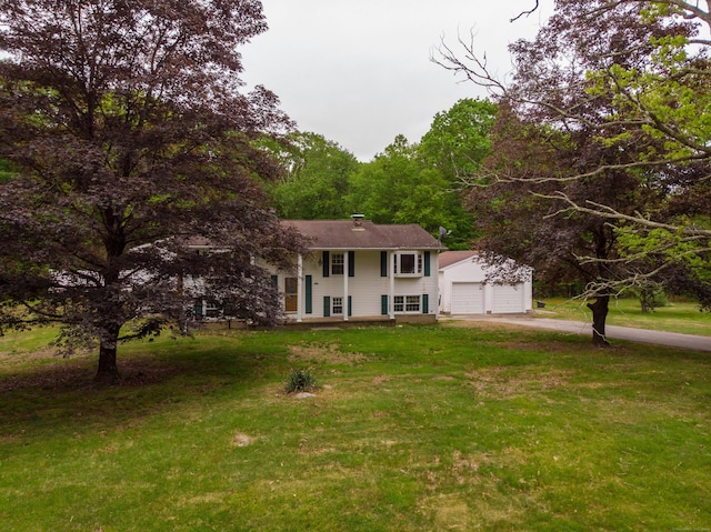 29 Ralph St, Plainfield, CT 06354 - split foyer home featuring a garage and a front yard