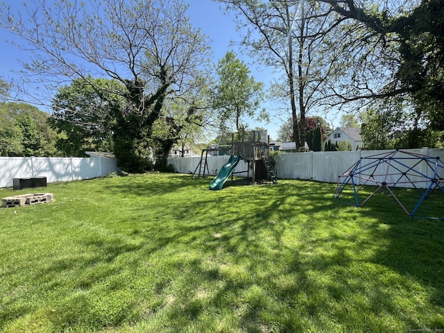 265 Marina Dr, Stratford, CT 06614 - view of yard with a playground
