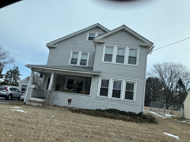16 Reservoir Rd, Vernon, CT 06066 - traditional-style house featuring covered porch