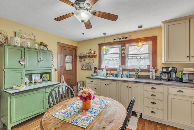 16 Reservoir Rd, Vernon, CT 06066 - dining space featuring ceiling fan and light wood-type flooring
