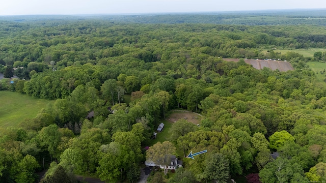 44 Meadow Ridge Dr, Easton, CT 06612 - drone / aerial view of a heavily wooded area
