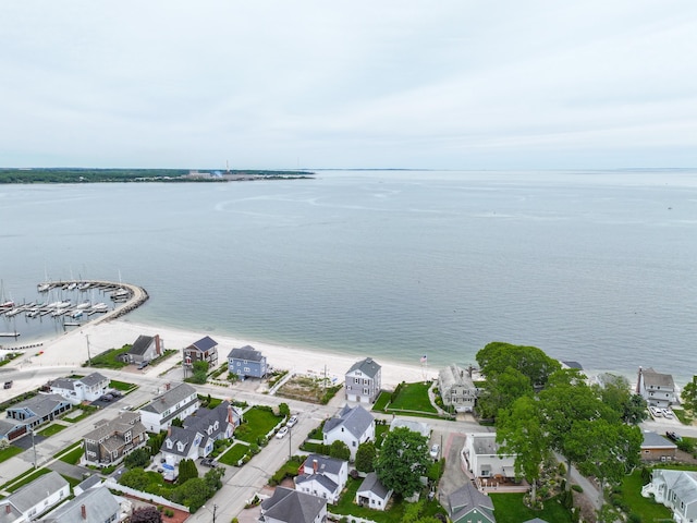 22 Shore Rd, East Lyme, CT 06357 - aerial view of property's location featuring a large body of water and nearby suburban area
